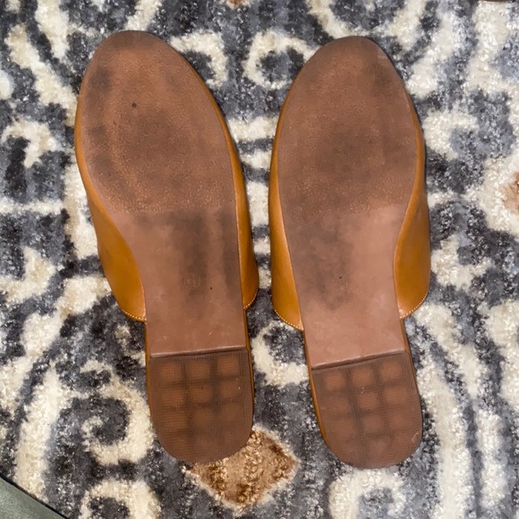 Brown Faux Leather Slippers - Picture 2 of 2